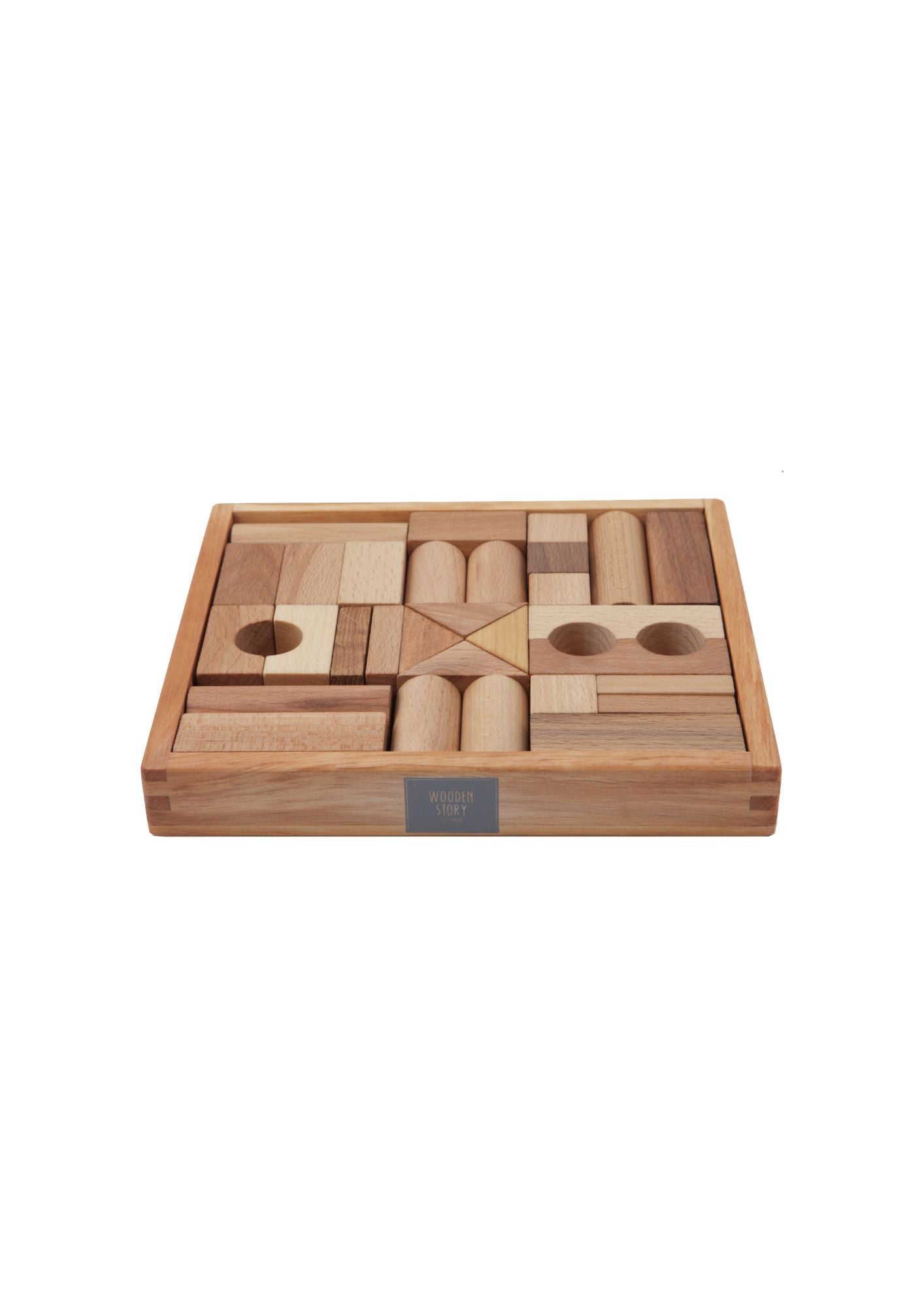 Blocs naturels dans un plateau 30 pièces