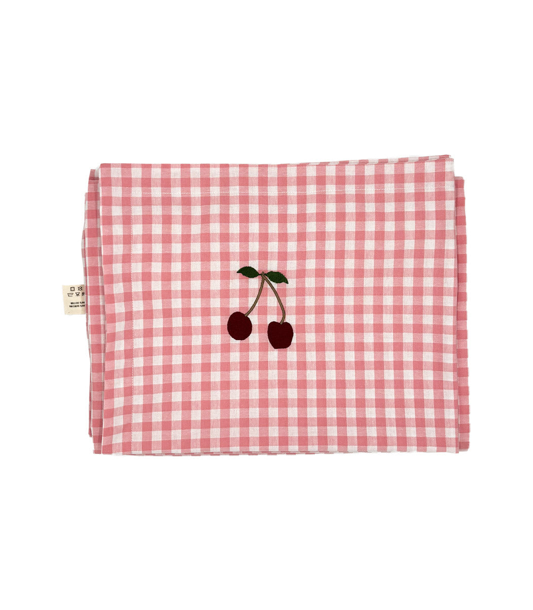 Rose cerise - housse de couette & oreiller