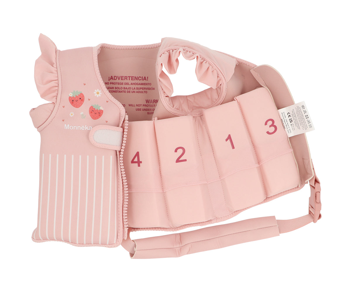 Gilet de Flottaison et Apprentissage Strawberries